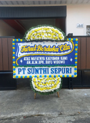 Papan Bunga Duka di Petobo